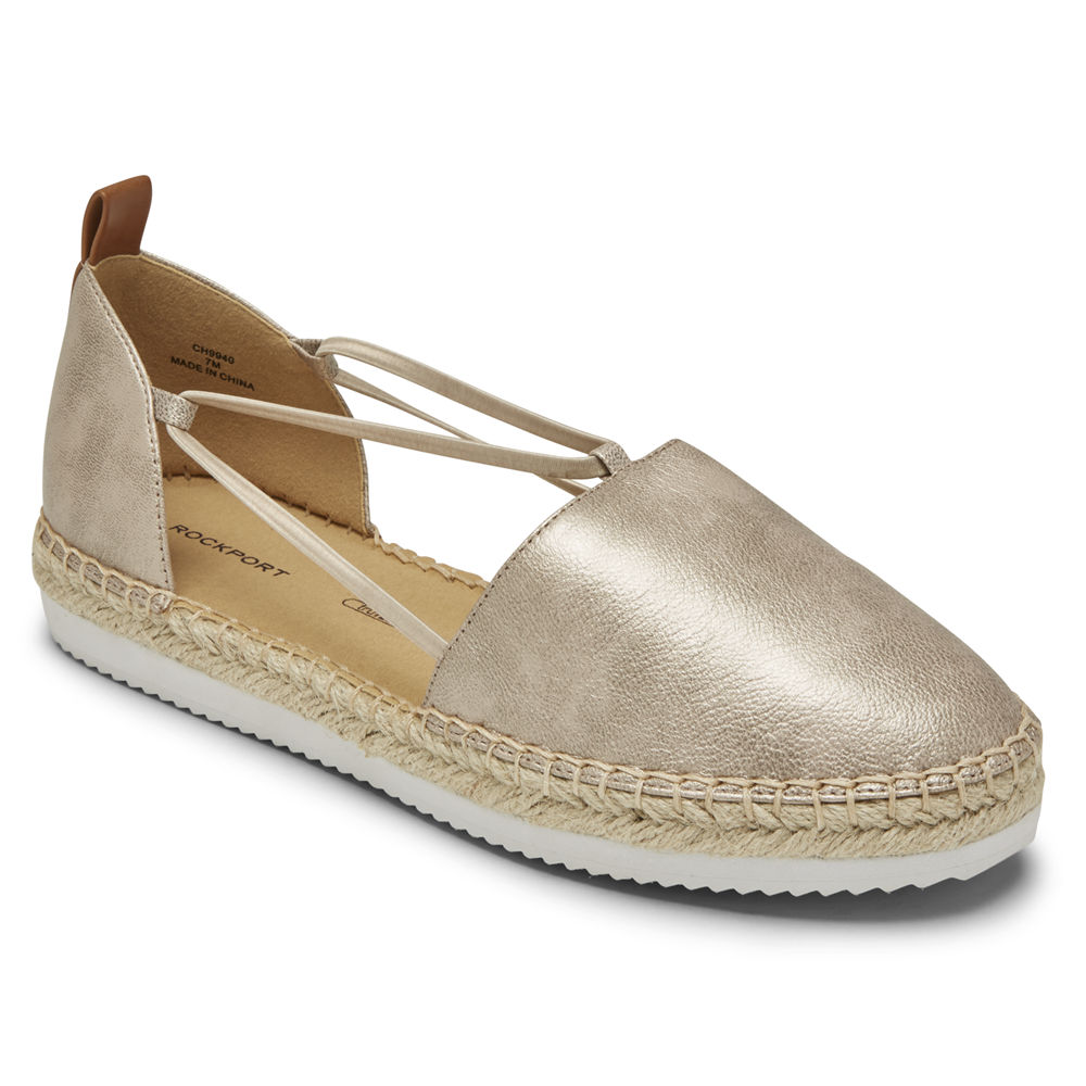 Slip-Ons Rockport Mujer Mexico - Seaview Bungee Plateados - KSNIZ1647